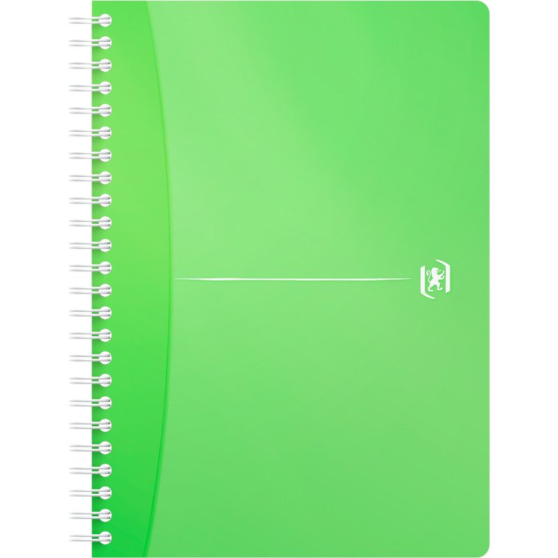 Cahier spirale Oxford My Colour A5 14,8 X 21 cm - blanc ligné- 180 pages