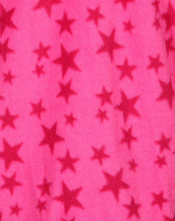 Fleece-Jacke STERNE in pink