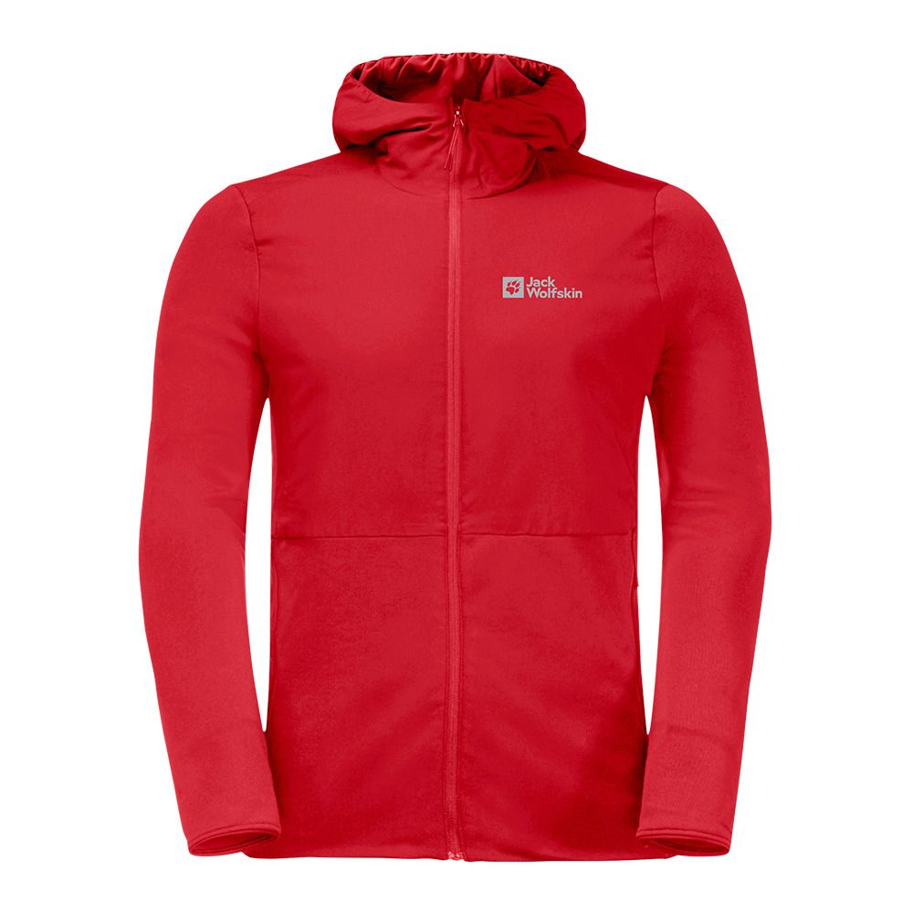 Jack Wolfskin PACK & GO - Sweat Homme adrenaline red