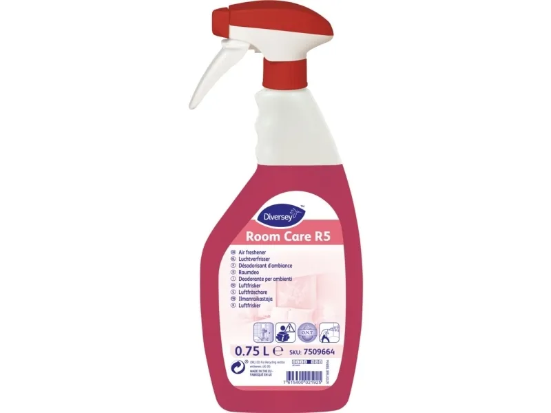TASKI R5 - Luftforfrisker - væske - flaske - 750 ml - frisk - klarrød (pakke med 6)