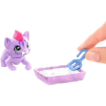 Mattel Cave Club Wilder Katzenspaß mit Roaralai Spielset & Puppe