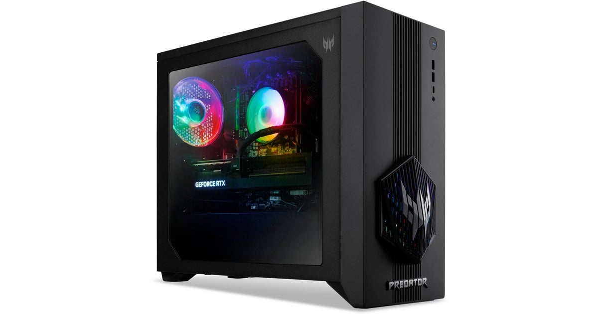 AcerPredator Orion 3000 665 I75061Gi gaming pc  (Zwart | i7-14700F | RTX 5060 Ti | 16 GB | 1 TB SSD)