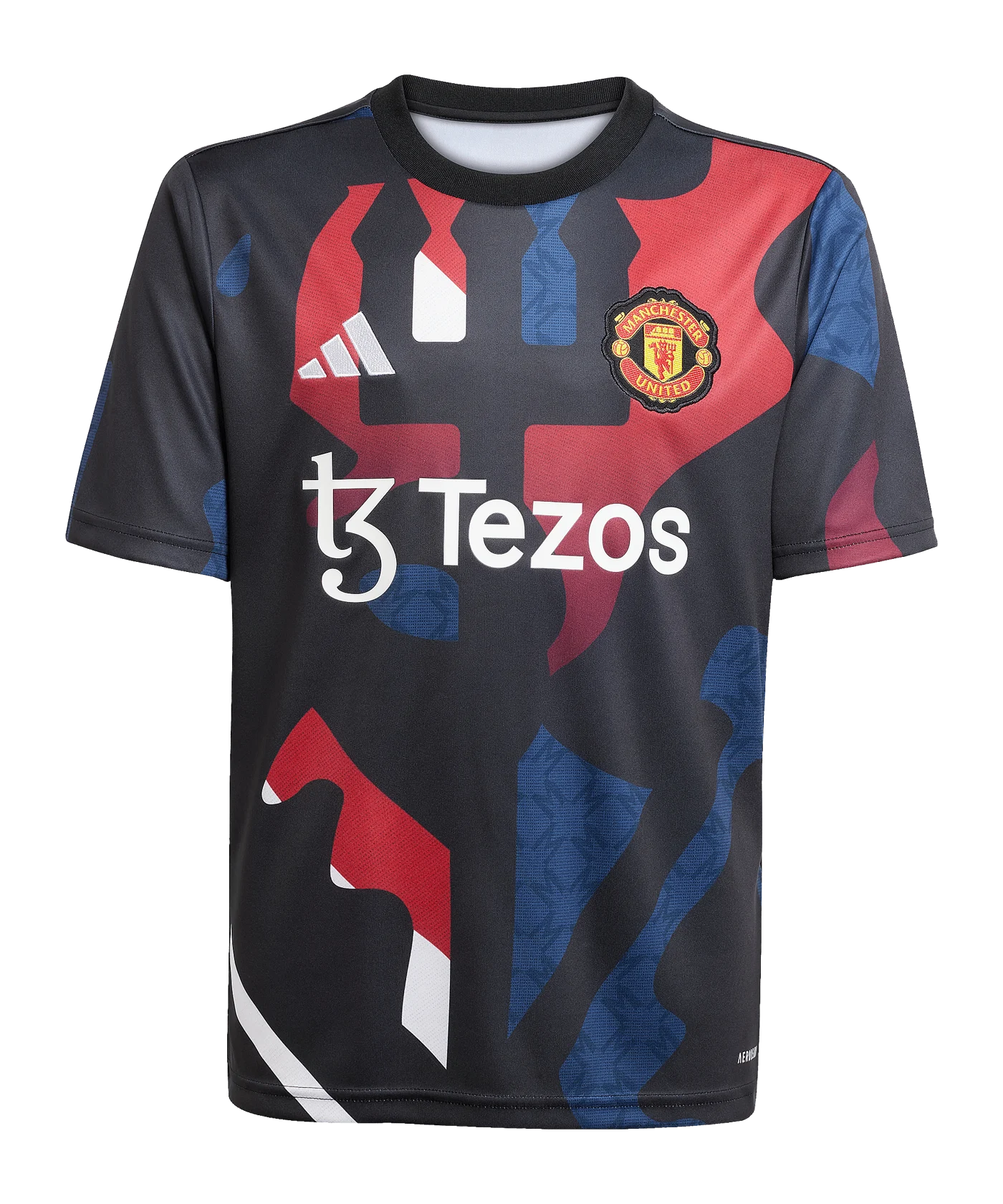 adidas Manchester United Prematch Shirt 2024/2025 Kids Schwarz