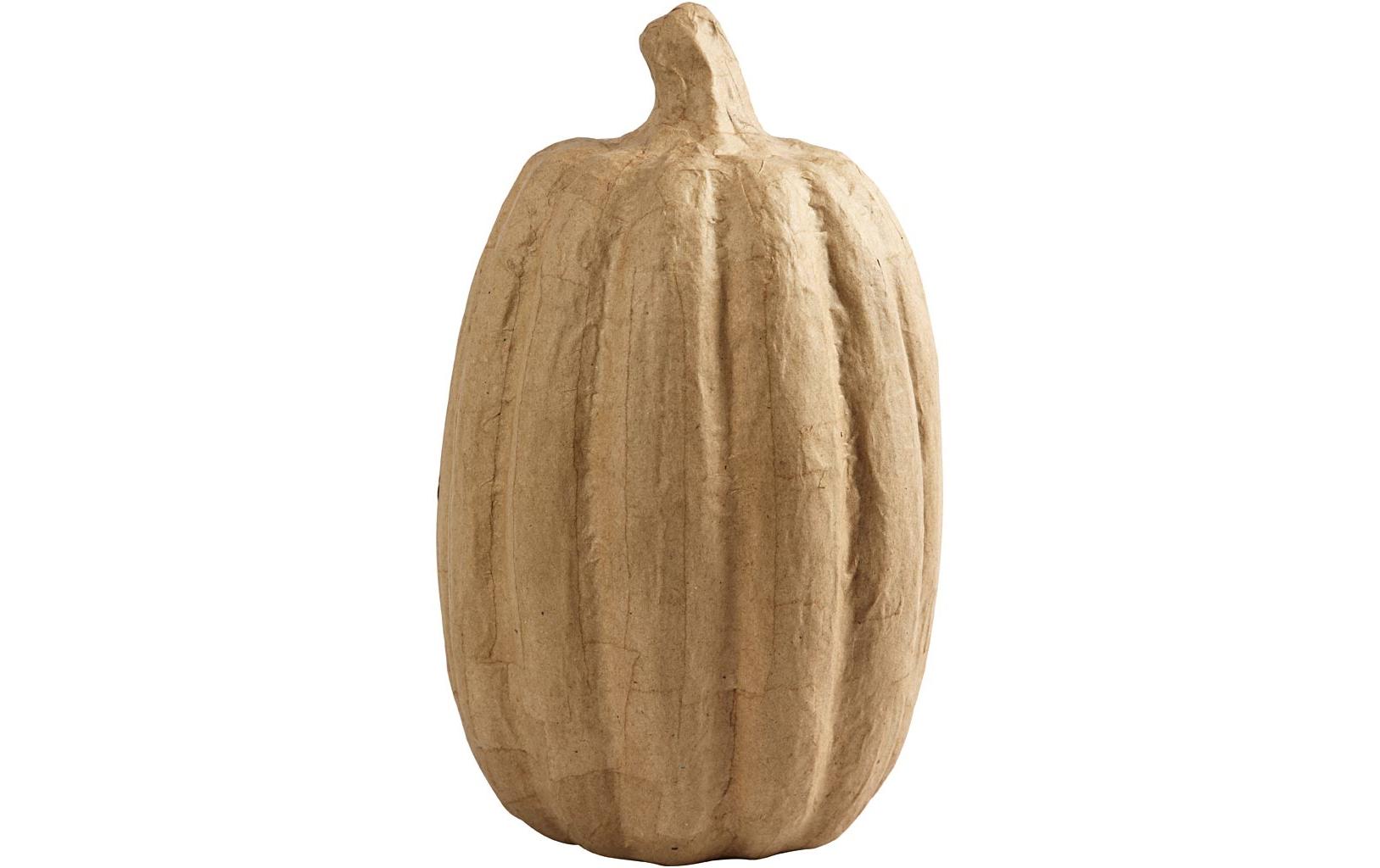 Pappartikel Papp-Kürbis 33 x 19 cmKürbis aus Pappmaché