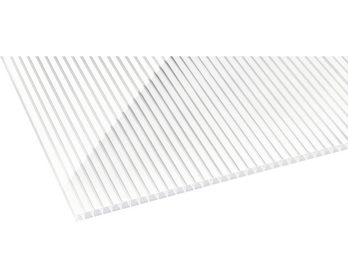Gutta polycarbonaat meerwandige plaat/wandplaat 20-16 ZEBRAPLATTE wit 2000 mm x 980 mm x 16 mm