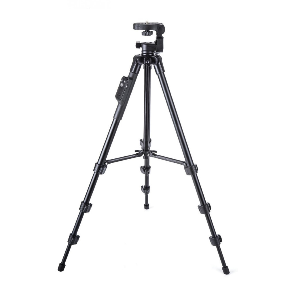 (136cm) Foto / Video Tripod Dreibein Stativ Halterung mit Fernauslöser für Smartphone / DSLR Kamera / GoPro   1/4