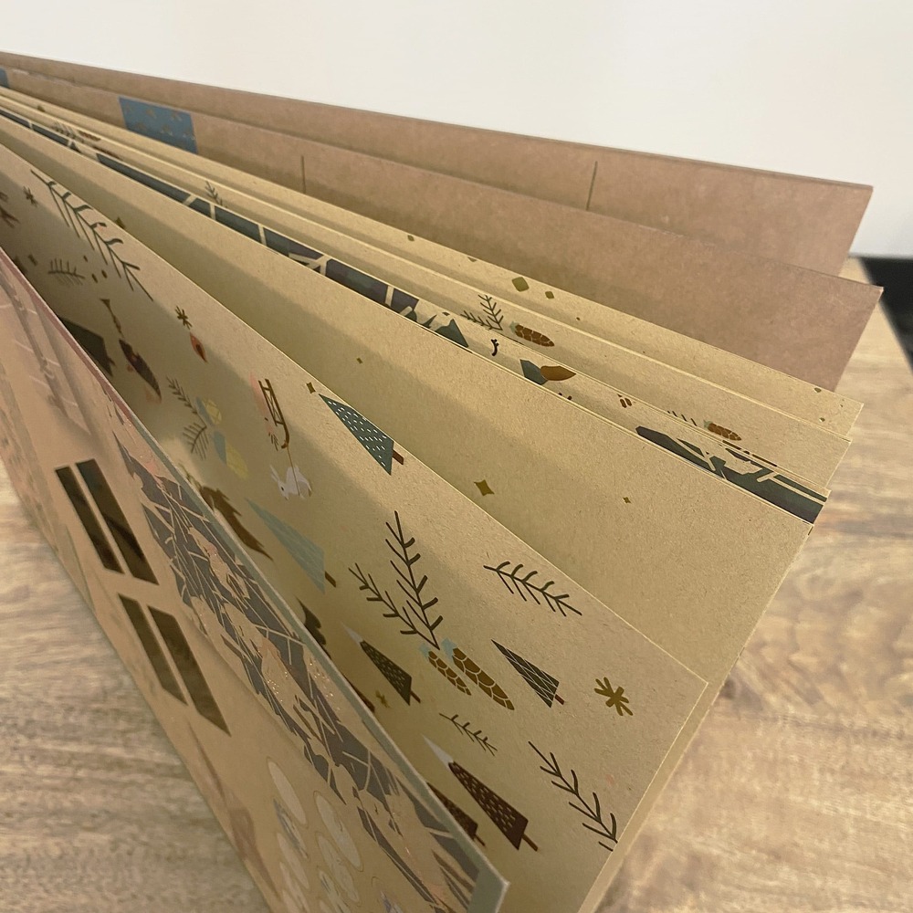 Bloc de papier kraft christmas a4