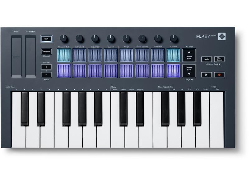 Novation Keyboard Controller FLkey Mini Das ultimative und kompakte MIDI-Controller-Keyboard für FL Studio