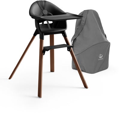 Stokke Clikk Barnestol, Black/Warm Brown