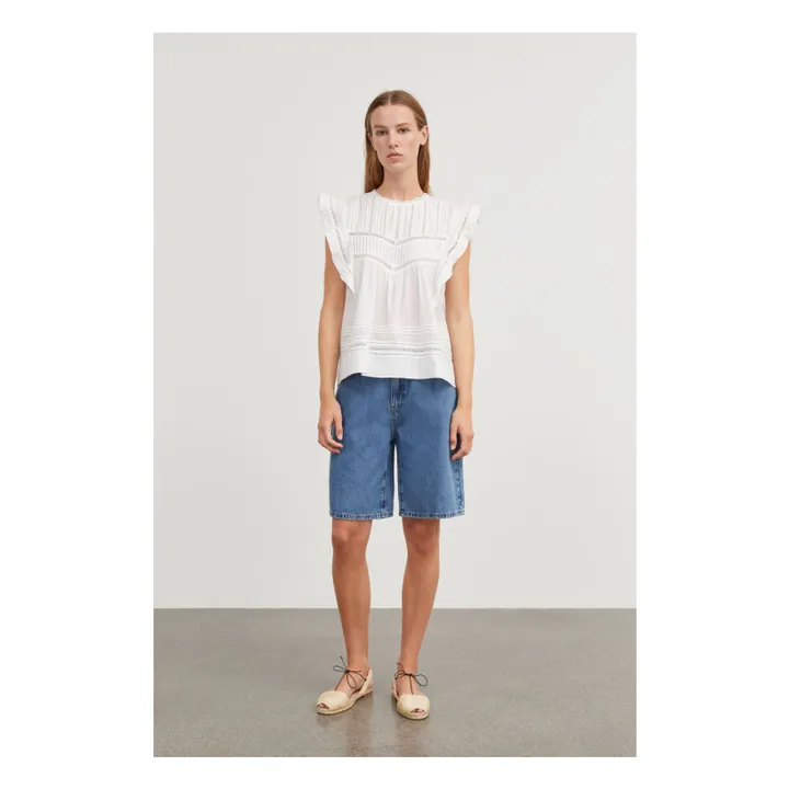 Skall Studio Top Mirabelle | Blanc