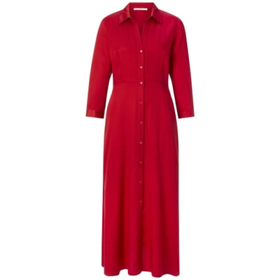 Damen-Midikleid, Rot