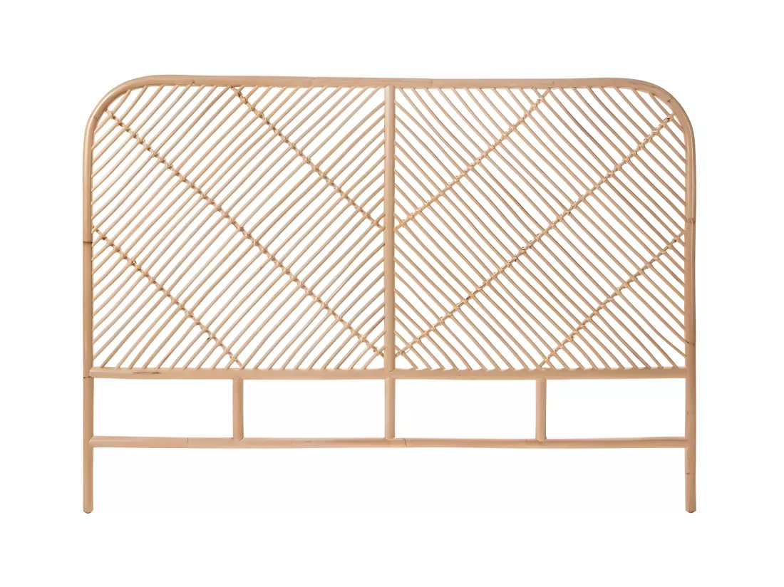 Kayan - Tête de lit en rotin 148cm - Naturel