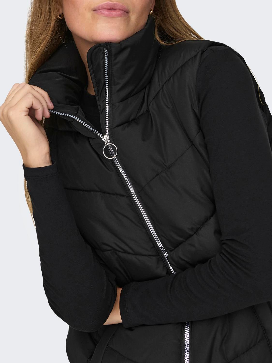 JDYFINNO Daunenweste Black