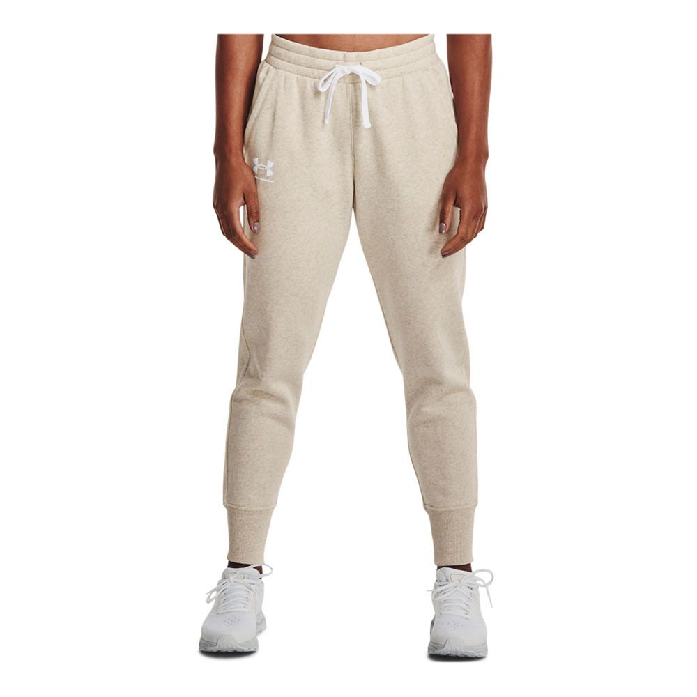 Under Armour RIVAL FLEECE - Jogging Femme marron