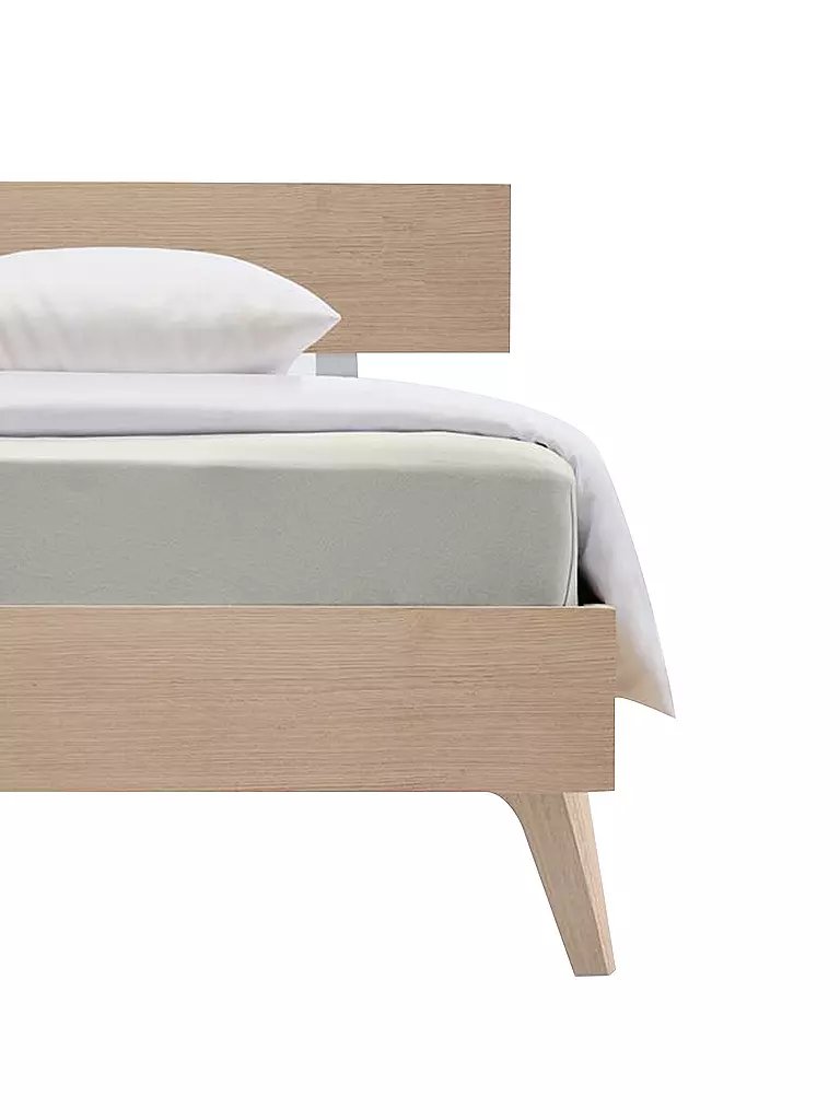 FLEURESSE Jersey-Spannleintuch 180x200cm LUXURY Porzellan creme