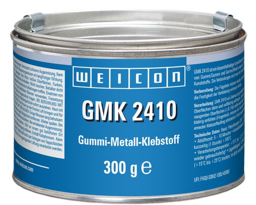 WEICON GMK 2410 Contactlijm | Hoogwaardige en snel uithardende 1K rubber-metaallijm | 0,3 kg | Bruin