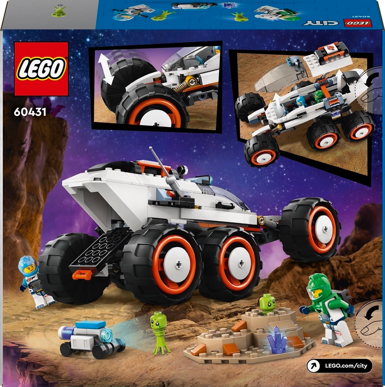 LEGO® City 60431 WELTRAUM ROVER MIT AUßERIRDISCHEN