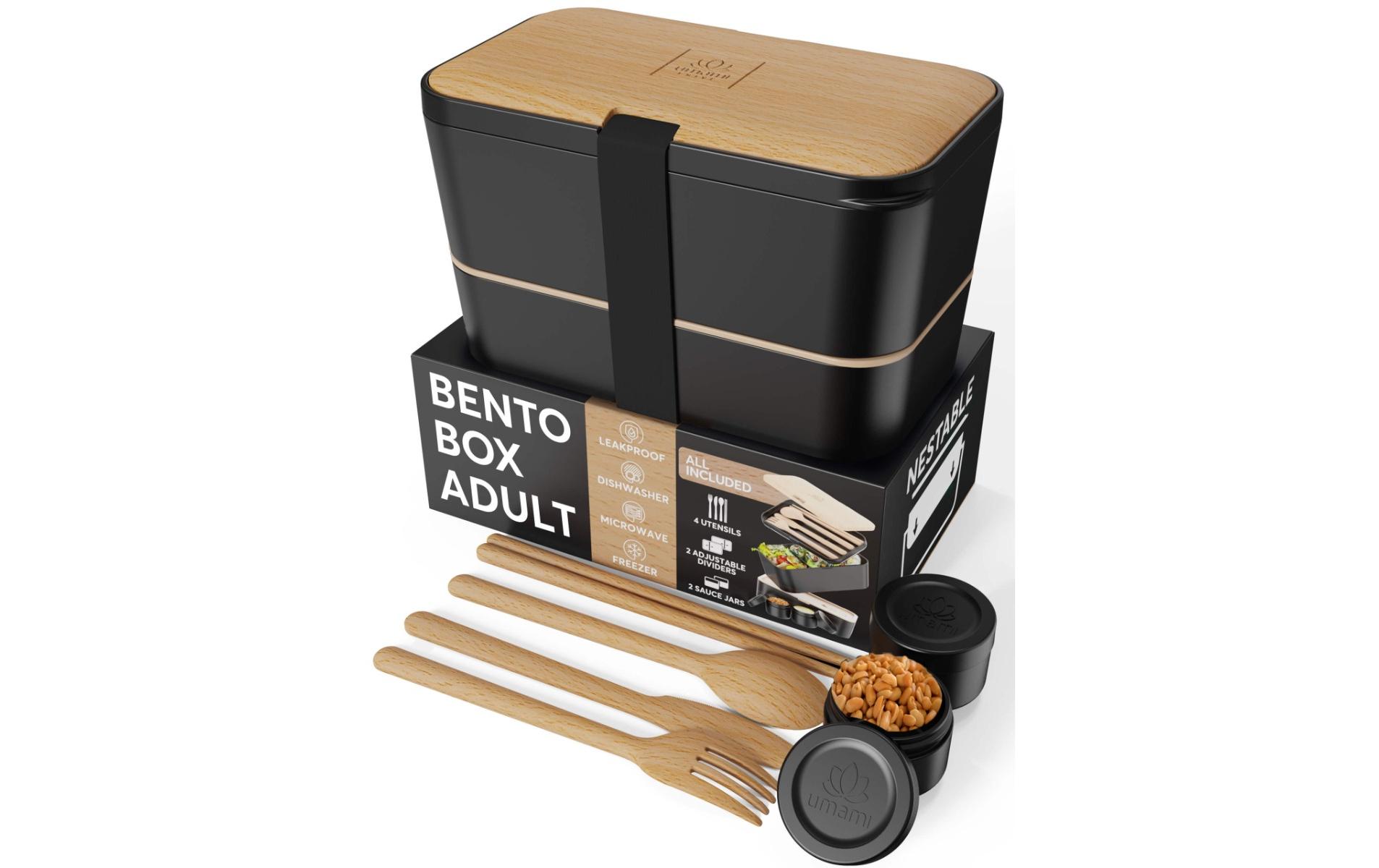 Lunchbox Nestable L Beech BlackPraktische und nachhaltige Lunchbox
