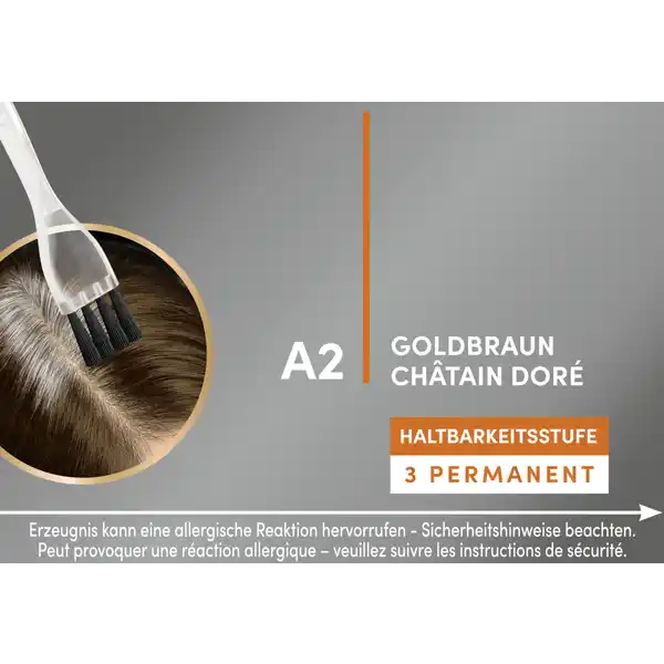 Ansatzset A2 Goldbraun