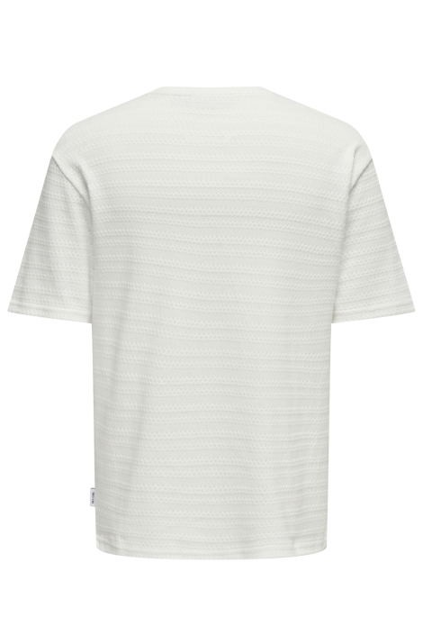 Only & Sons witte heren t-shirt