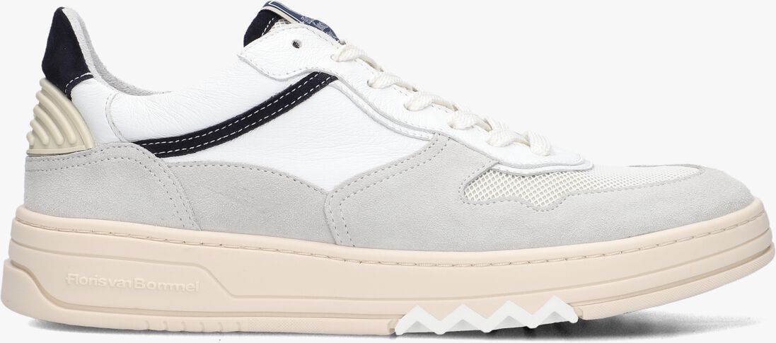 witte floris van bommel sneakers sfm-10166 de okker