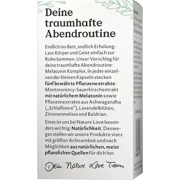 Melatonin Komplex Kapseln