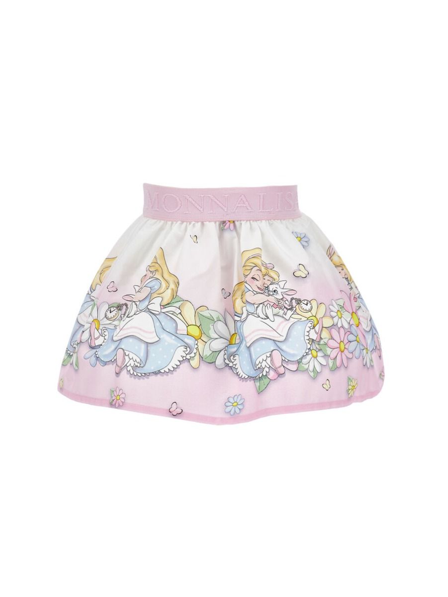 Monnalisa Alice Cotton Skirt