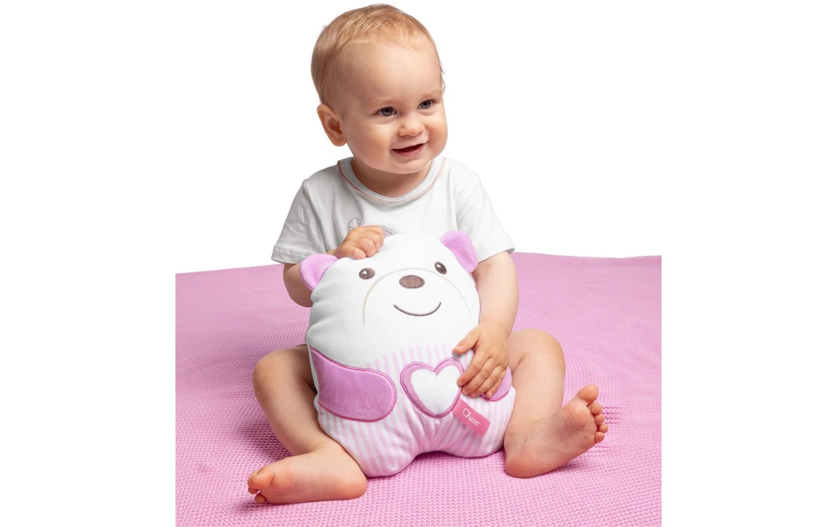 Spieluhr Kuschelbär pinkSüsses Kuscheltier