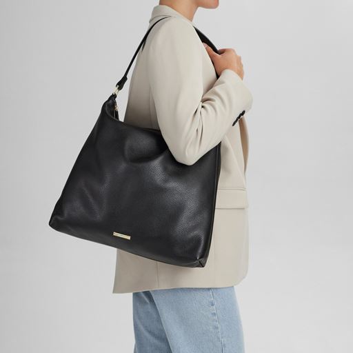 Markberg Miranda Skuldertaske, Black/Gold
