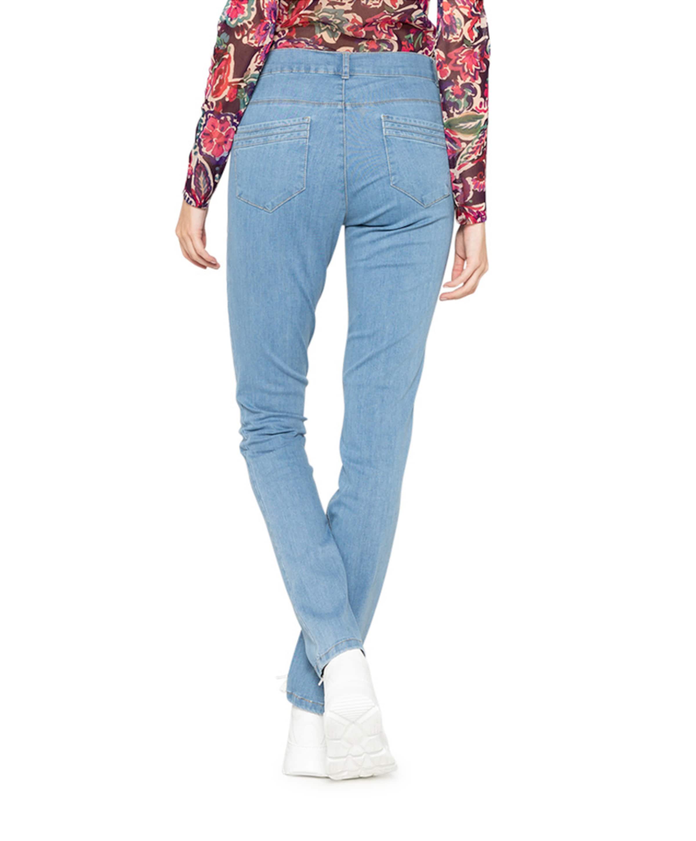 Enjoy 5 Pocket Super Stretch Lang dames broek blauw