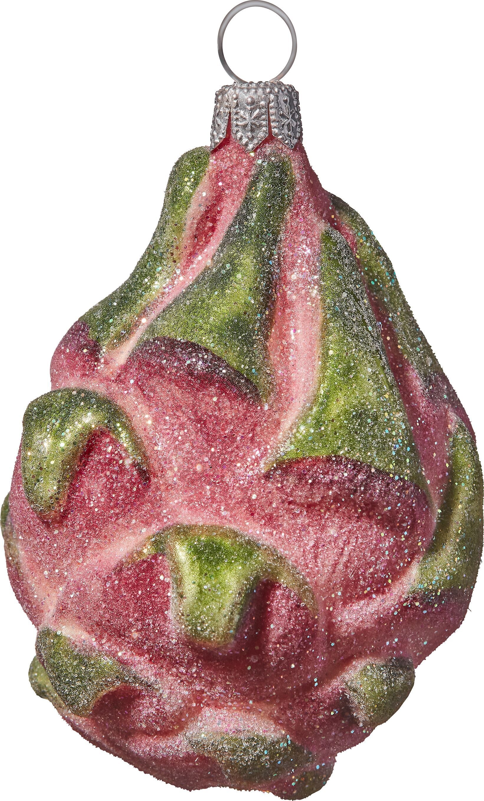 DRAGONFRUIT Glasfigur - Pink / H: 9.0 cm