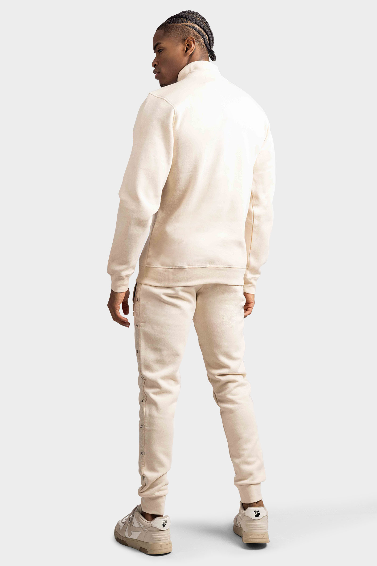 Aspact Zipper Vest Heren Beige