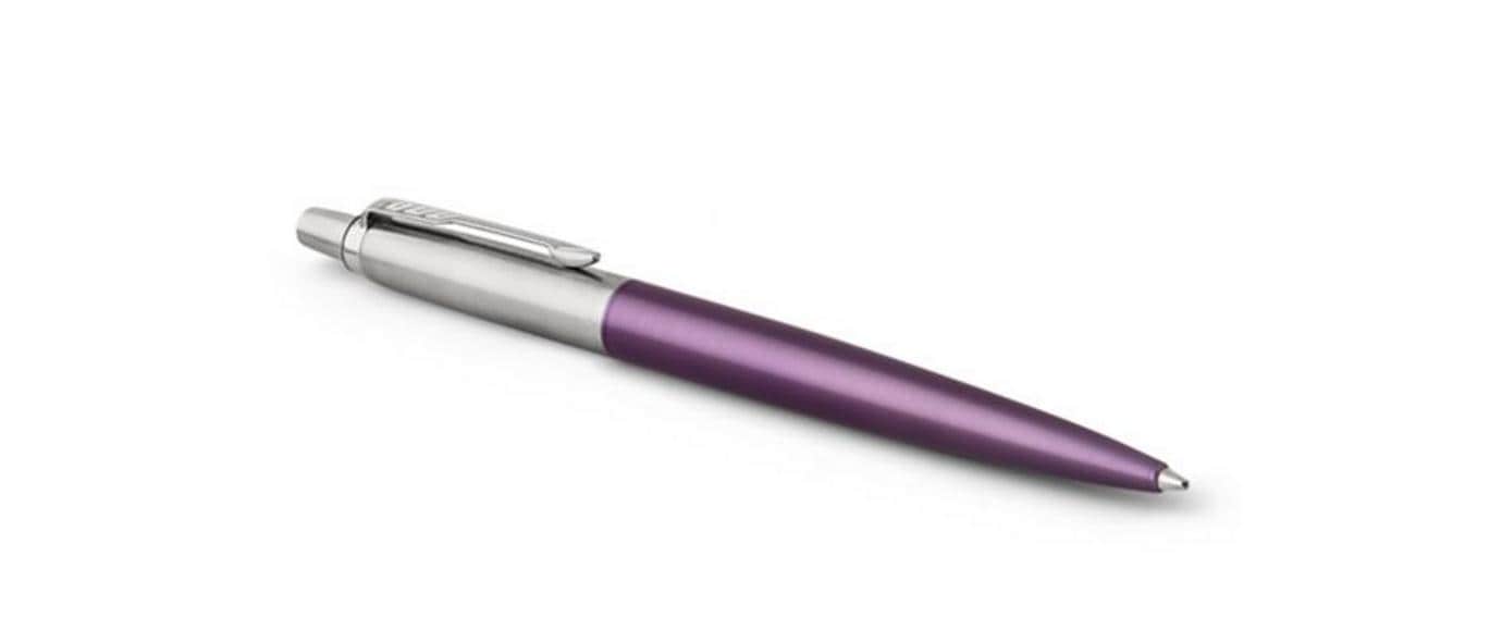 Kugelschreiber Jotter Core G.C. Medium (M), ViolettClip-on-Einziehkugelschreiber