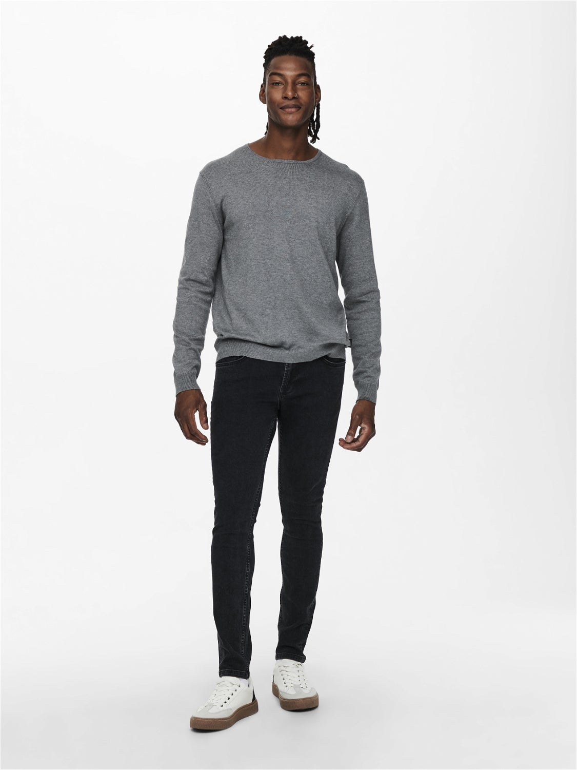 ONSWYLER Pullover Medium Grey Melange