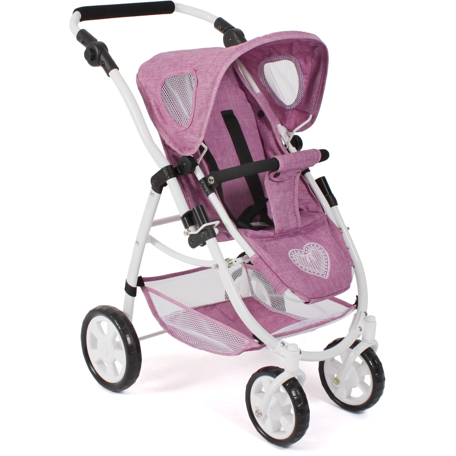 BAYER CHIC 2000 3 in 1 Kombi EMOTION ALL IN Jeans pink