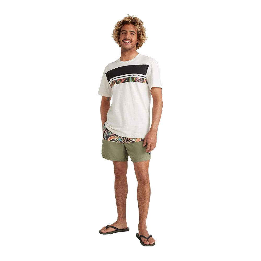 O'Neill CALI BLOCK 15'' - Short de bain Homme black tropical flower