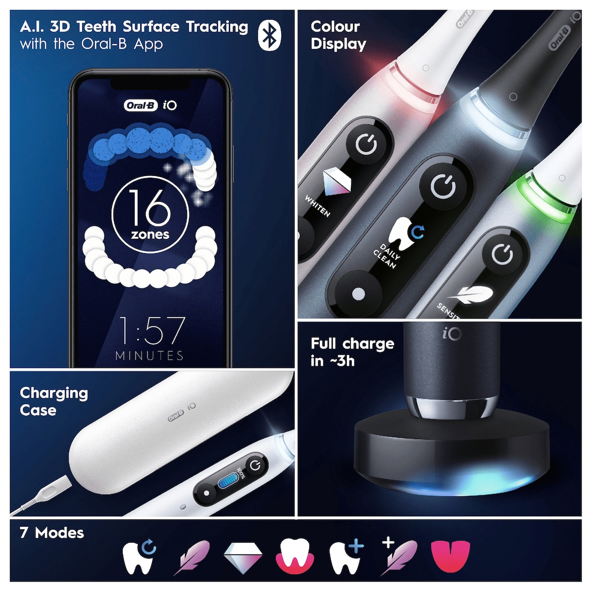 Oral-B iO 9s elektrisk tannbørste 387194 (rose quartz)