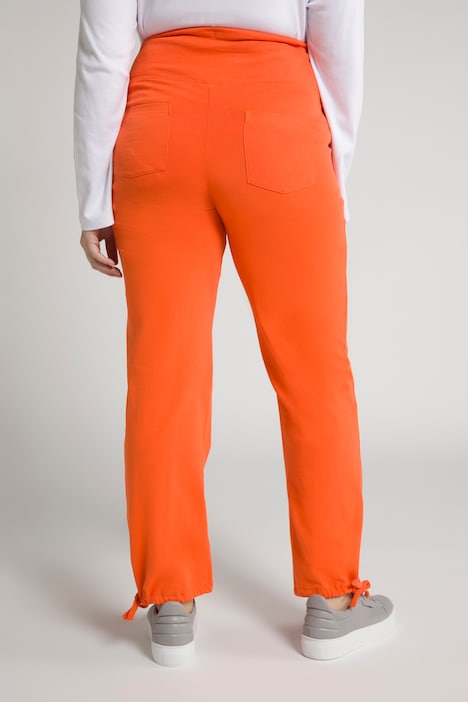 Bellieva-Sweatpants, extrabreiter Bund, Biobaumwolle