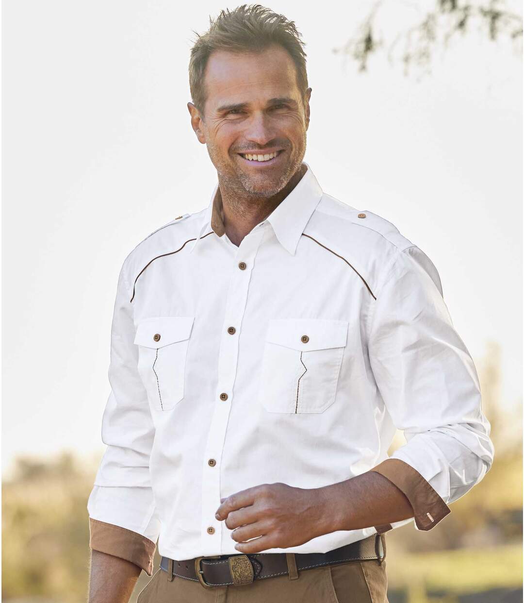 Chemise Blanche Popeline Rodéo Drive