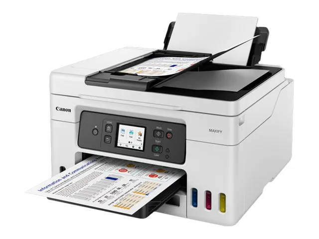 Canon MAXIFY GX4050 - Multifunktionsprinter - farve - blækprinter - kan genopfyldes - Legal (216 x 356 mm) (original) - A4/Legal (medie) - op til 18 ipm (udskriver) - 350 ark - 33.6 Kbps - USB 2.0, Wi-Fi(ac), LAN