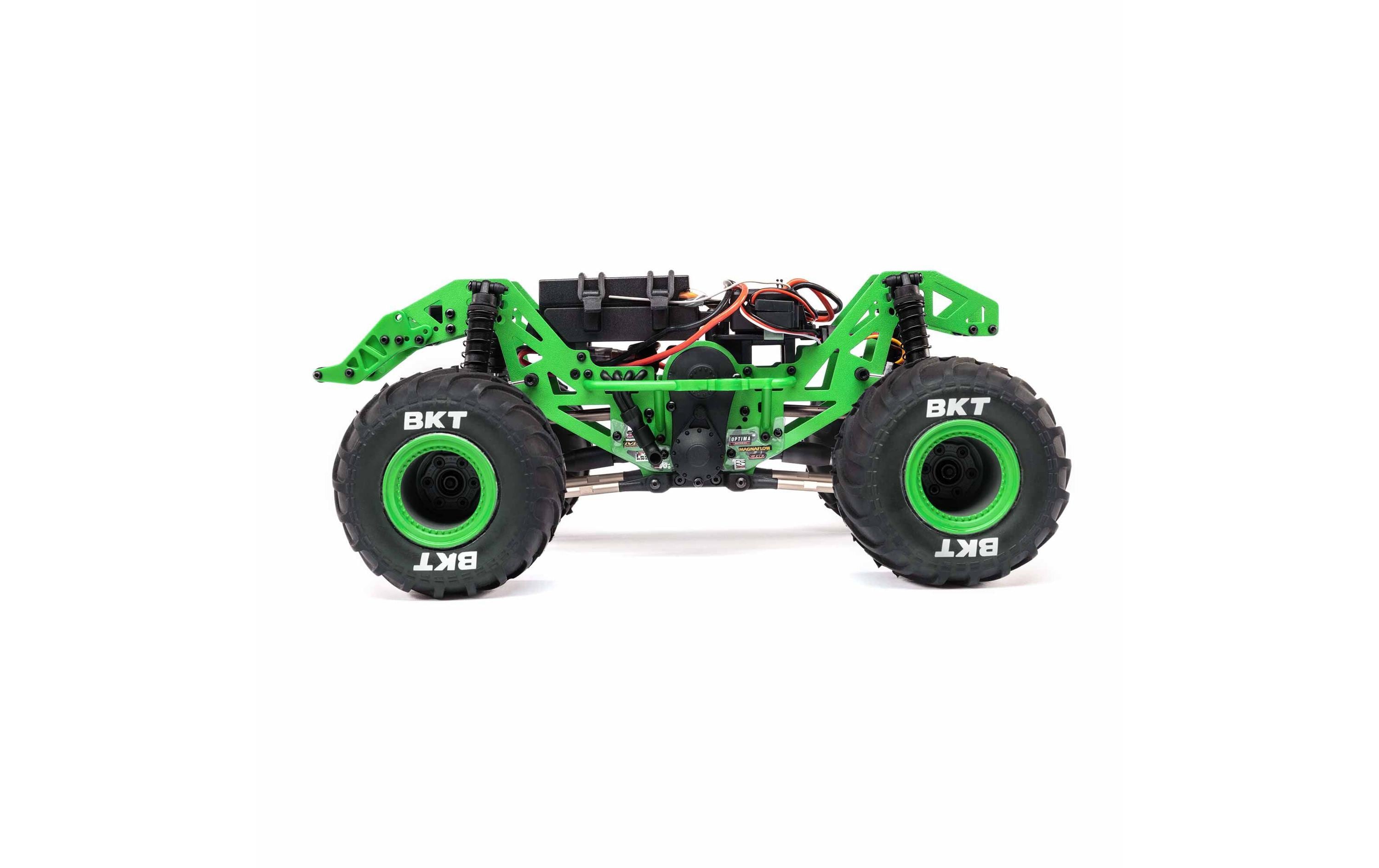 Monster Truck Mini LMT 4WD Grave Digger Grün RTR, 1:18<br>Vollwertiger Monstertruck mit Starrachsen im Mini-Format