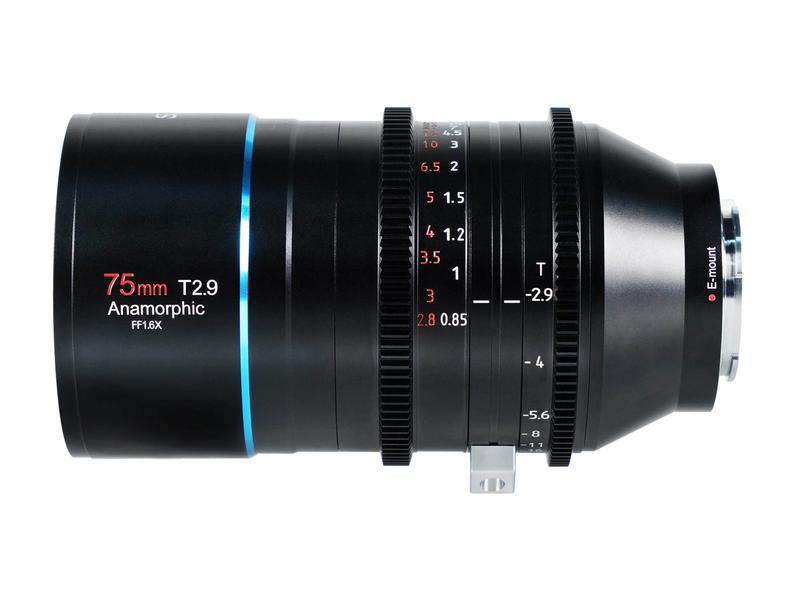 Sirui Festbrennweite Venus 75mm T2.9 1.6x – L-Mount Anamorphotes Vollformat-Objektiv