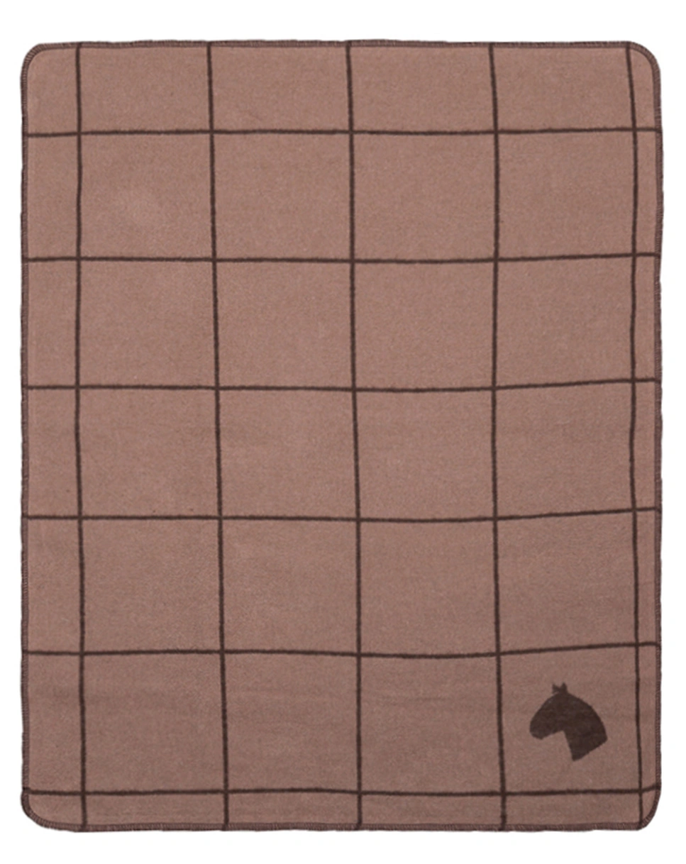 Babydecke PFERD KARO (90x70) in mocca