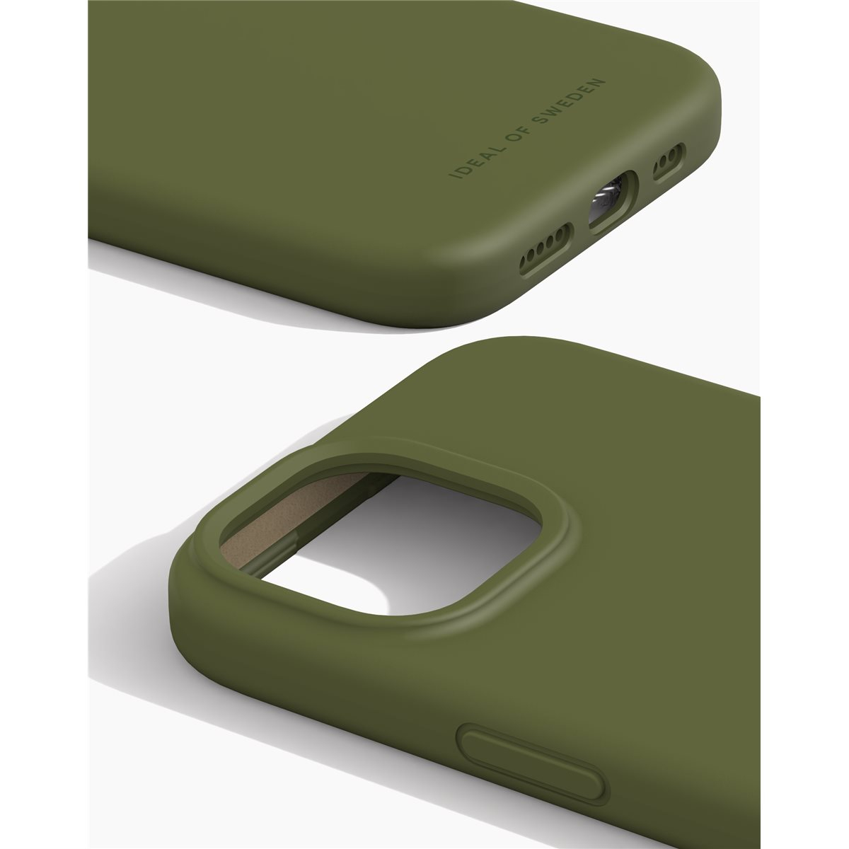 iPhone 15 MagSafe Silikon Hülle Case Recycled (IDSICMS-I2361-450) - Khaki