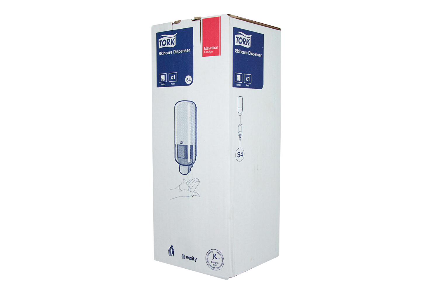 Tork S4 Vloeibare en Sprayzeep Dispenser wit 561500