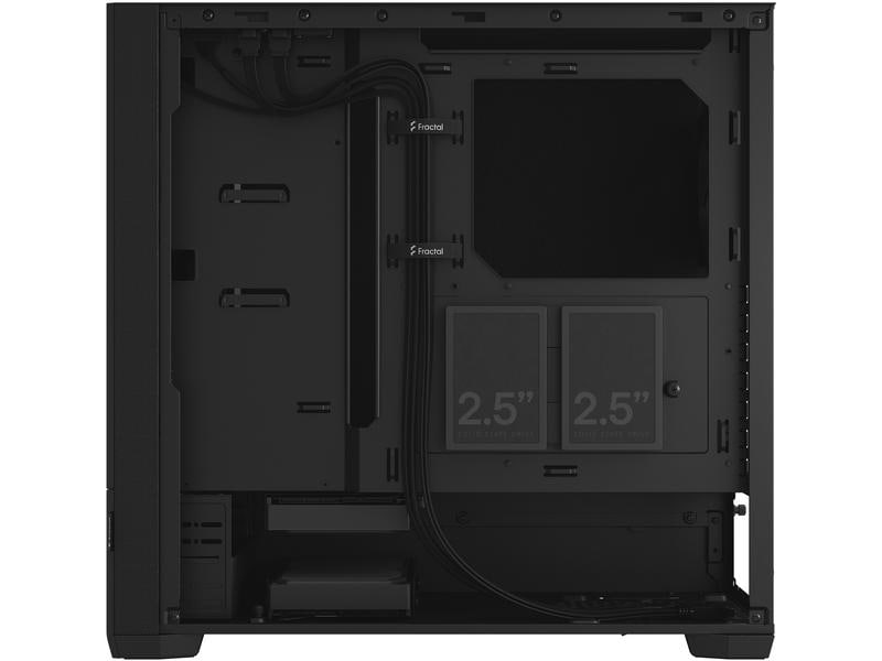 Fractal Design PC-Gehäuse Pop Silent Solid Schwarz Kompaktes Midi-Tower-Gehäuse