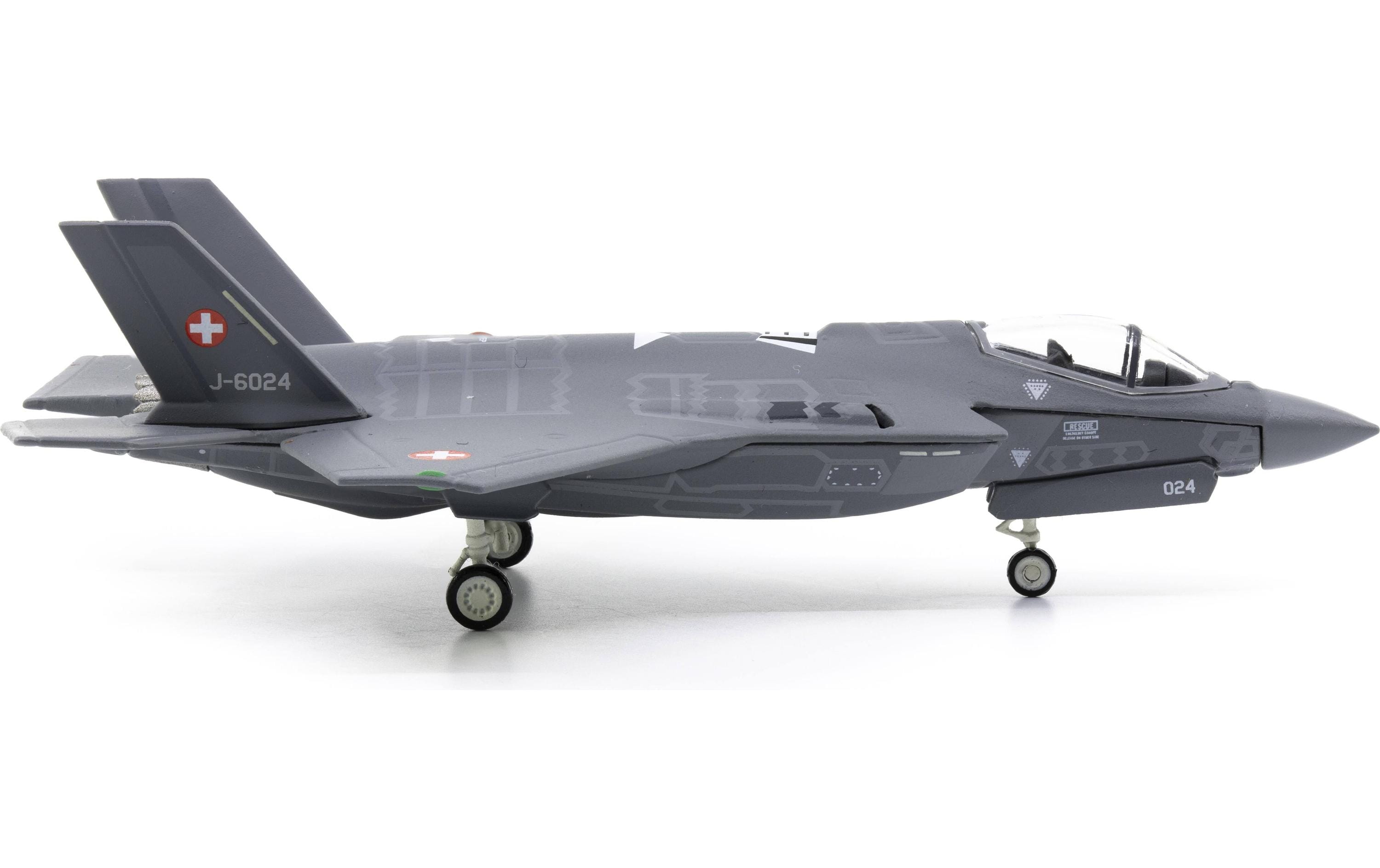 F-35A Swiss Air Force 1:200Miniaturmodell Flugzeug