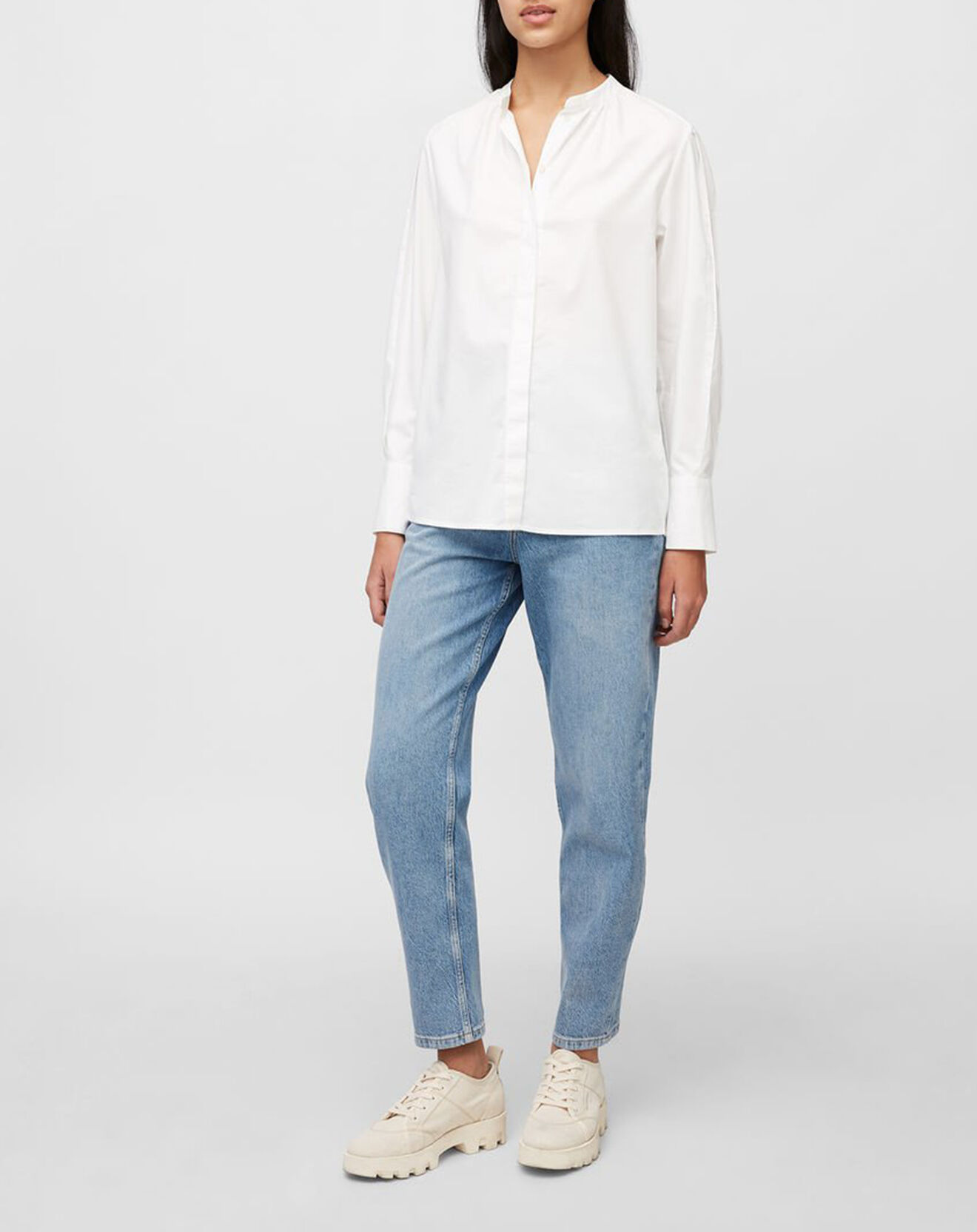 Marc O'Polo Chemise col mao blanche