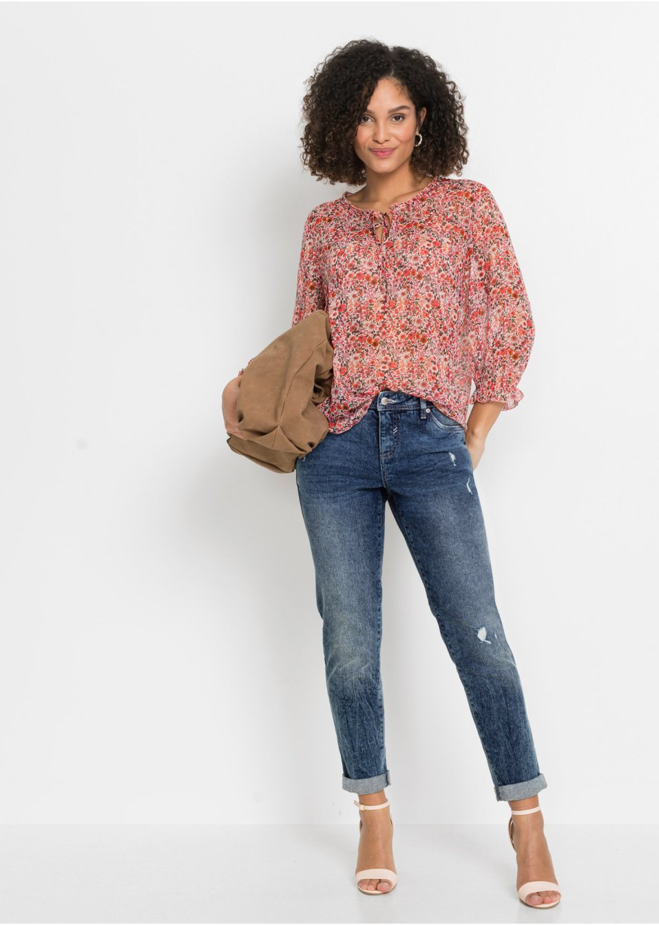 Jean Boyfriend en coton
