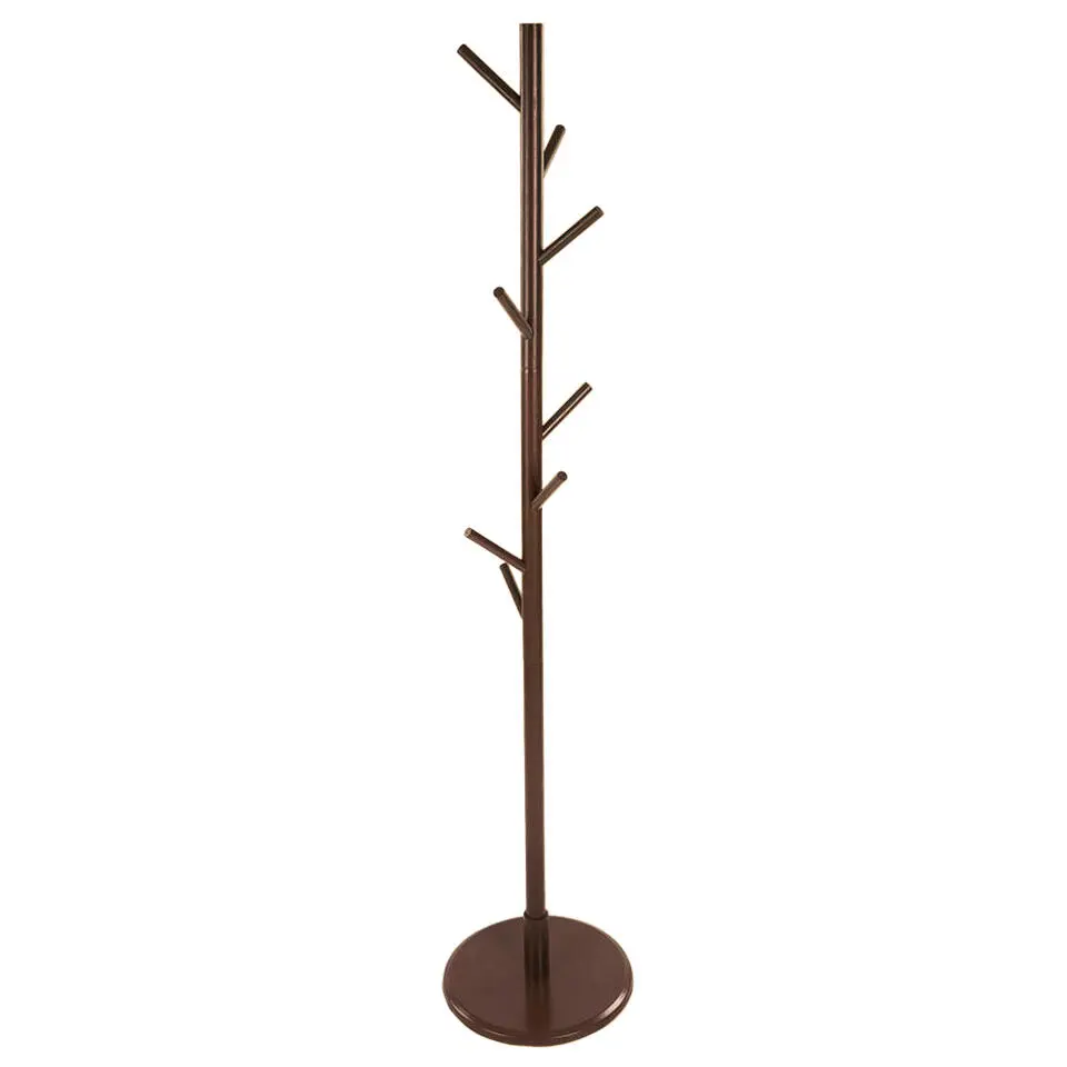QUVIO Staande kapstok hout bruin